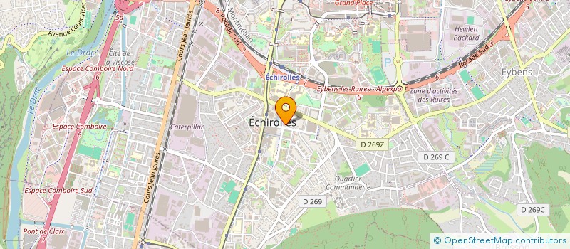 localisation de l'entreprise ECHIROLLES BAMACC à GRENOBLE