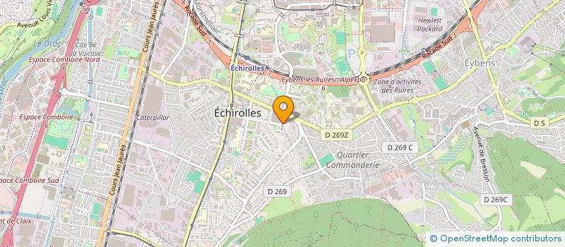 localisation de l'entreprise ECHIROLLES FLEURS à ECHIROLLES