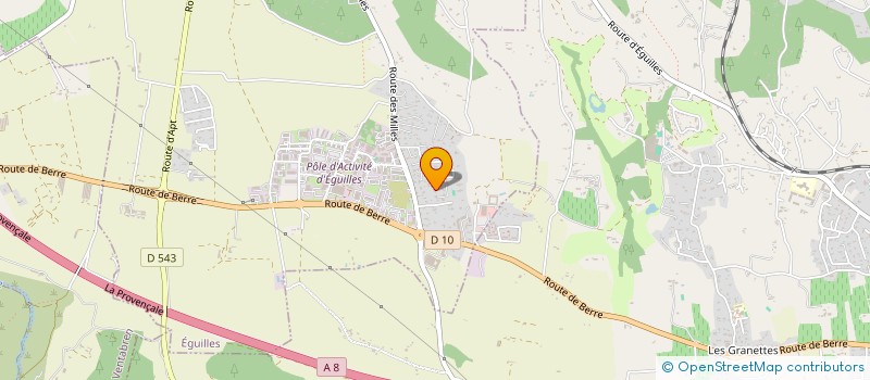 localisation de l'entreprise ECHLOTI 2  EGUILLES