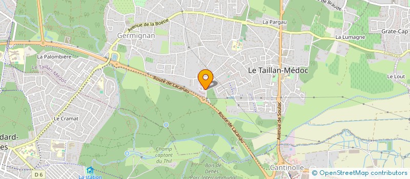 localisation de l'entreprise ECHO à LE TAILLAN-MEDOC