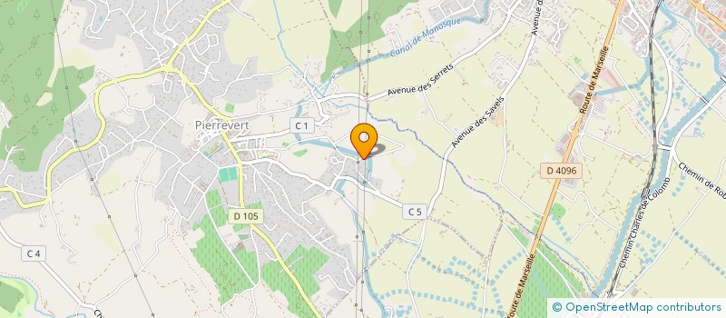 localisation de l'entreprise ECHO  PIERREVERT