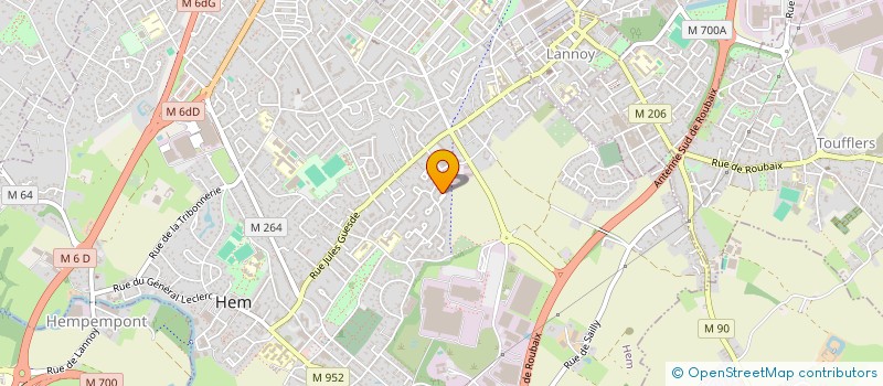 localisation de l'entreprise ECHO  HEM