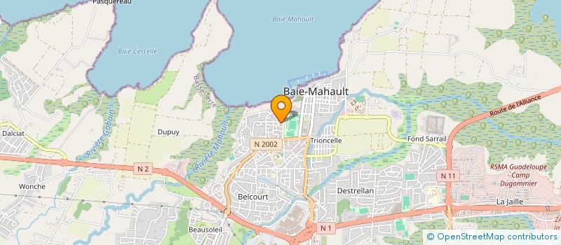 localisation de l'entreprise ECHO AUDIO LIGHT  BAIE MAHAULT