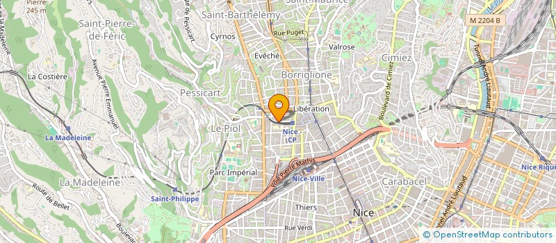 localisation de l'entreprise ECHO BIO à NICE