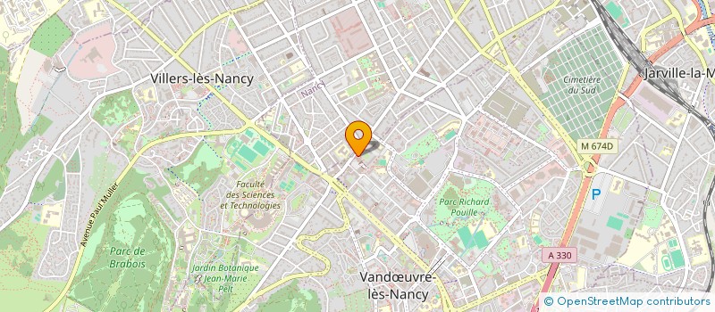 localisation de l'entreprise ECHO DE TULOU  VANDUVRE-LES-NANCY