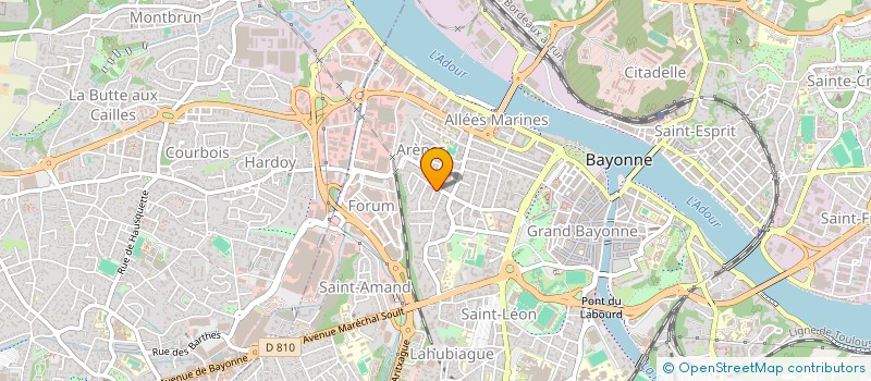 localisation de l'entreprise ECHO DELTA à BAYONNE