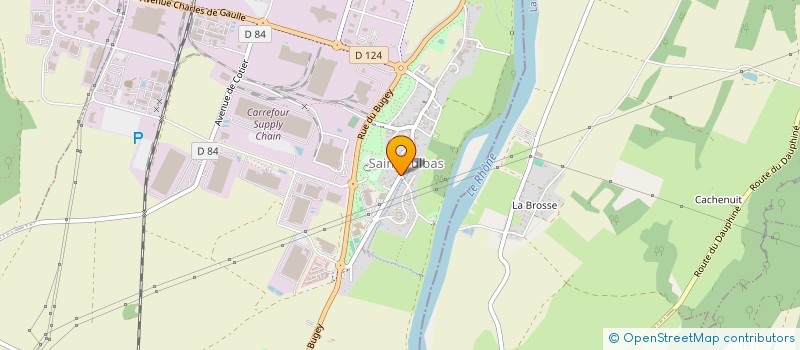 localisation de l'entreprise ECHO DES CLAIRES FONTAINES DE SAINT VULBAS  SAINT-VULBAS