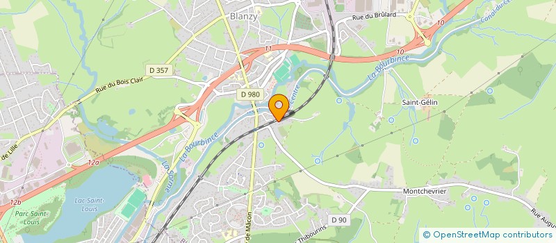 localisation de l'entreprise ECHO DES MERS  BLANZY