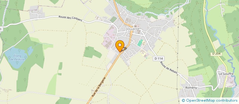 localisation de l'entreprise ECHO - DES RENCONTRES POUR TOUS  JOUARRE