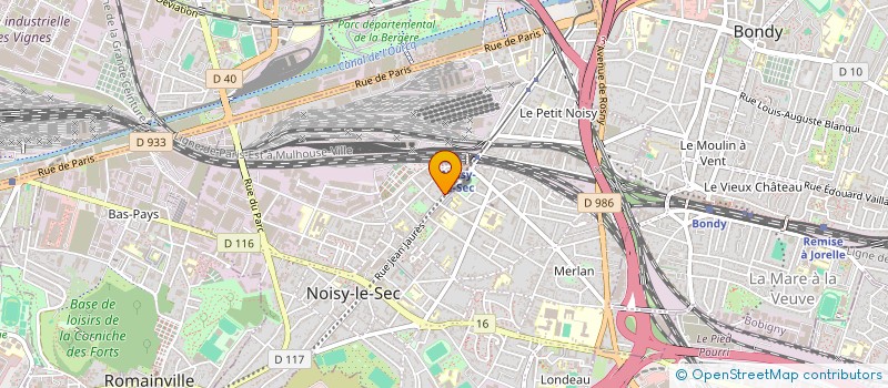 localisation de l'entreprise ECHO DU COEUR  NOISY-LE-SEC