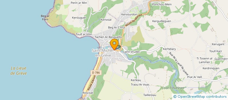 localisation de l'entreprise ECHO DU PANIER BIO à SAINT-MICHEL-EN-GREVE