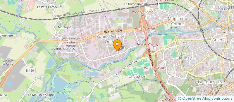localisation de l'entreprise ECHO DU VILLAGE à RENNES