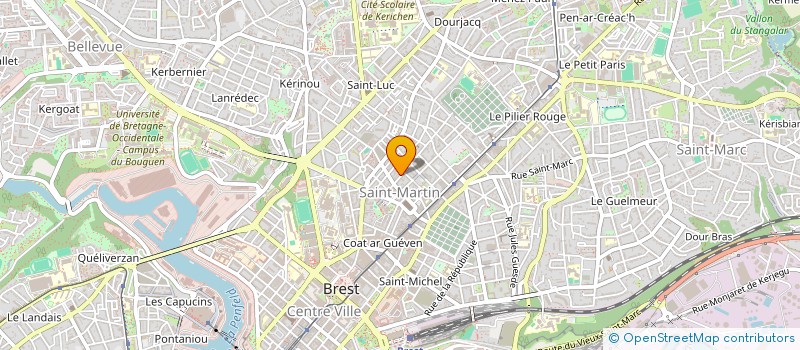 localisation de l'entreprise ECHO(E)S à BREST