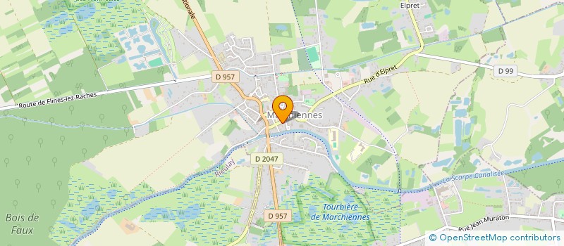 localisation de l'entreprise ECHO ESPACE à MARCHIENNES