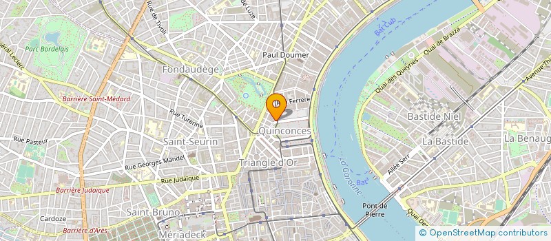 localisation de l'entreprise ECHO ETIENNE IMMOBILIER  BORDEAUX