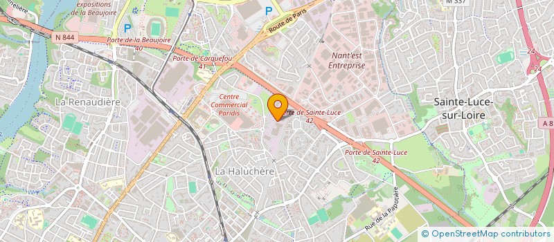 localisation de l'entreprise ECHO FORMATIONS à NANTES
