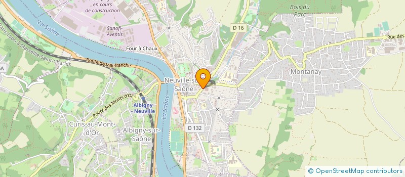 localisation de l'entreprise ECHO GARAGE à NEUVILLE-SUR-SAONE