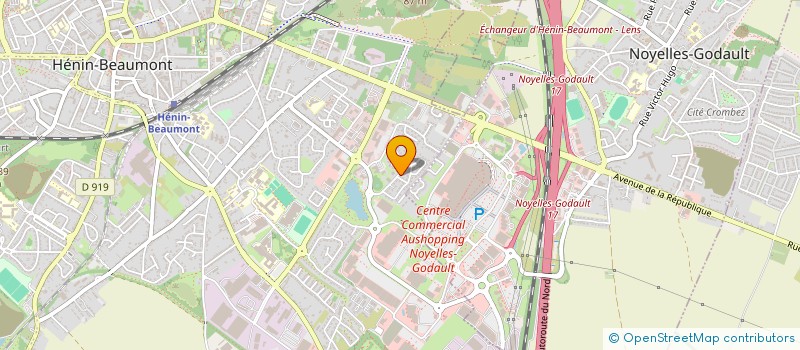 localisation de l'entreprise ECHO HOLD à HENIN-BEAUMONT