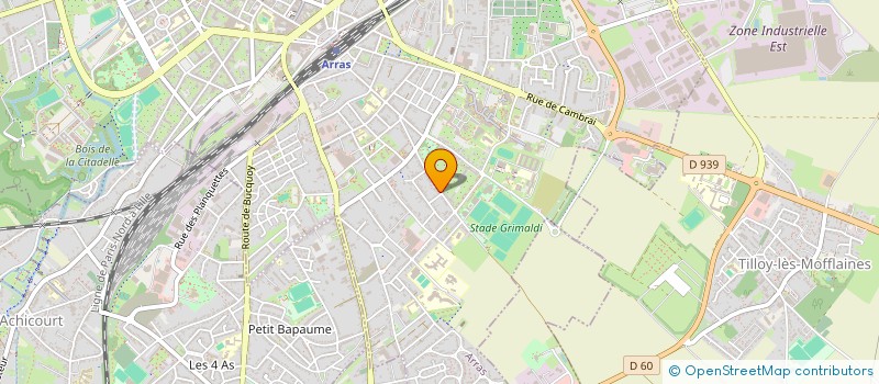 localisation de l'entreprise ECHO MEDIA à ARRAS