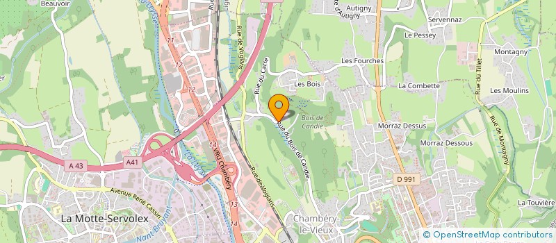 localisation de l'entreprise ECHO MELODIQUE  CHAMBERY