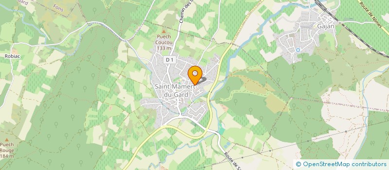 localisation de l'entreprise ECHO-MS  SAINT-MAMERT-DU-GARD