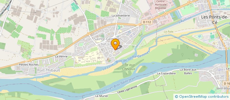 localisation de l'entreprise ECHO MUSICAL GEMMOIS  SAINTE-GEMMES-SUR-LOIRE