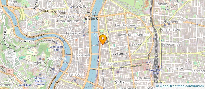 localisation de l'entreprise ECHO ORANGE à LYON