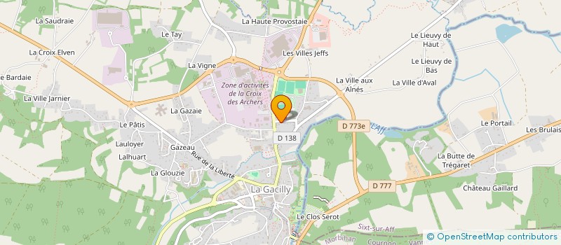 localisation de l'entreprise ECHO PATRIMOINE CONSEIL  LA GACILLY