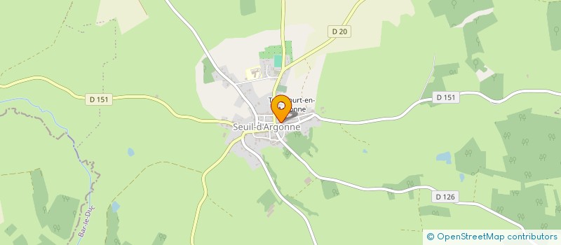 localisation de l'entreprise ECHO'PHONE à SEUIL-D'ARGONNE