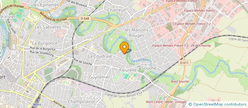 localisation de l'entreprise ECHO PRODUCTIONS à NIORT