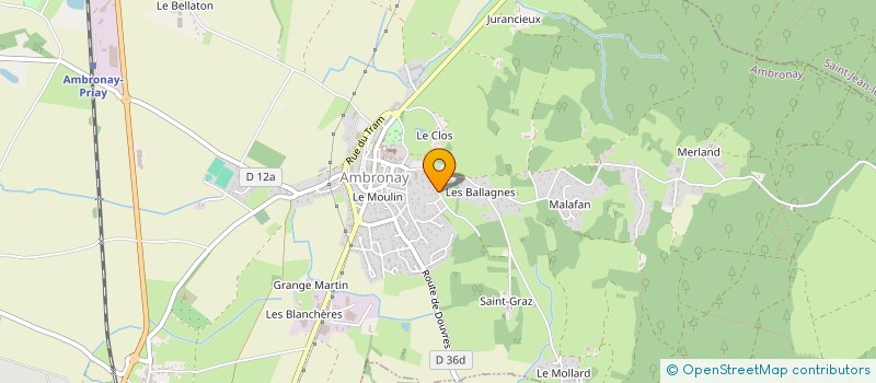 localisation de l'entreprise ECHO-QUALITE à AMBRONAY