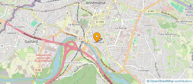 localisation de l'entreprise ECHO SIERRA PATRIMOINE  ANNEMASSE