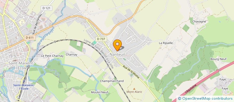 localisation de l'entreprise ECHO SOUND SILENCE  NANTEUIL