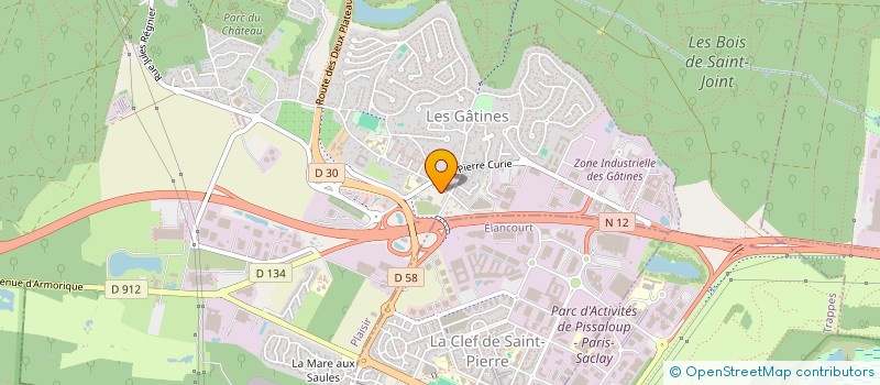 localisation de l'entreprise ECHO SYSTEMES à PLAISIR