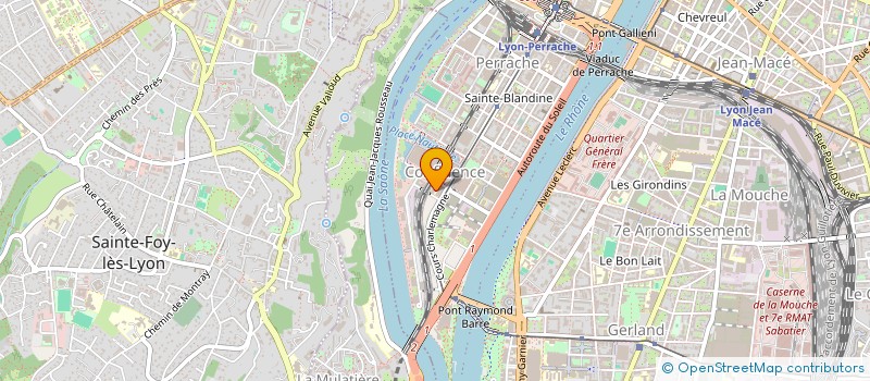 localisation de l'entreprise ECHO TRANSPORTS à LYON