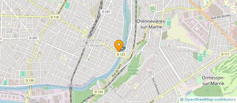 localisation de l'entreprise ECHO URBAIN à SAINT-MAUR-DES-FOSSES