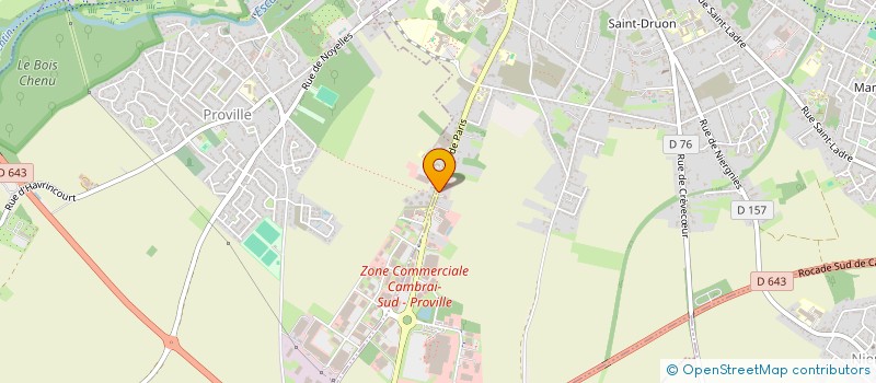 localisation de l'entreprise ECHO VERANDAS  CAMBRAI