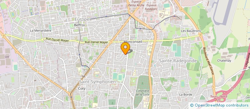 localisation de l'entreprise ECHO-VERT TOURS VAL DE LOIRE  TOURS