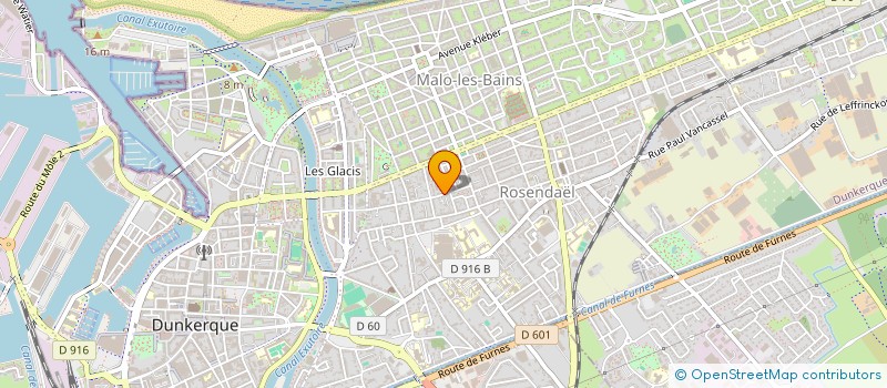 localisation de l'entreprise ECHO VITAL à DUNKERQUE