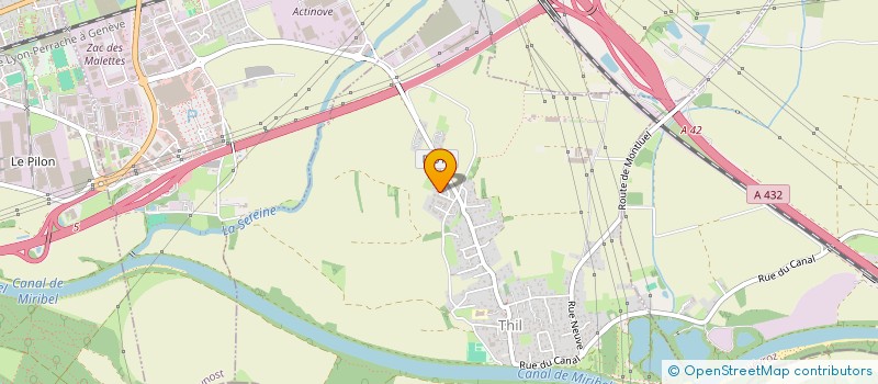 localisation de l'entreprise ECHO VOYAGE  THIL