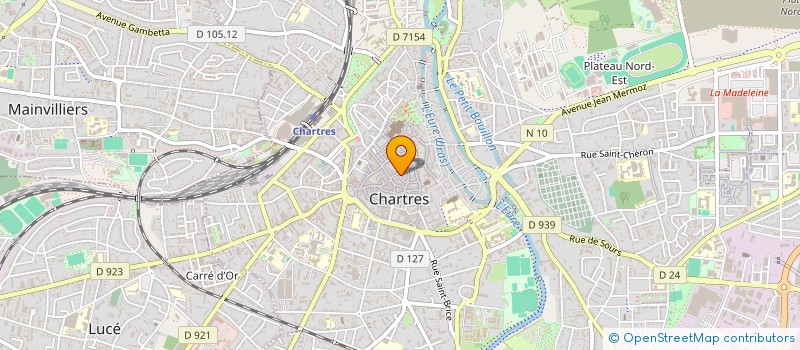 localisation de l'entreprise ECHO VOYAGES SA à CHARTRES