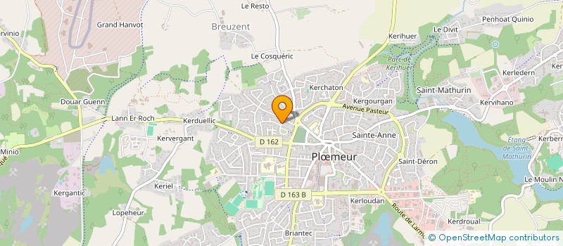 localisation de l'entreprise ECHO ZEN à PLOEMEUR