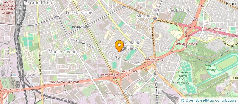 localisation de l'entreprise ECHODOPPLER  LYON