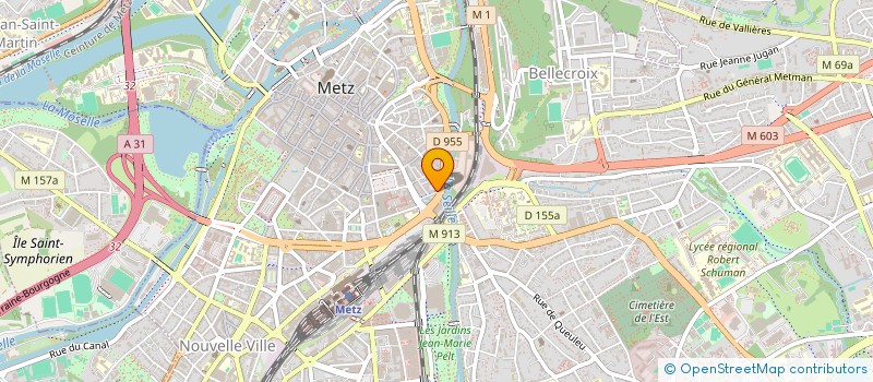 localisation de l'entreprise ECHOES à METZ