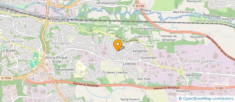 localisation de l'entreprise ECHOES OF WEST HORNS à QUIMPER