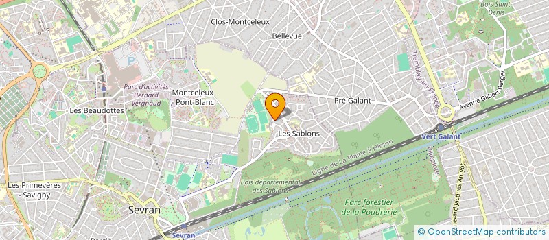 localisation de l'entreprise ECHOFILMS à SEVRAN