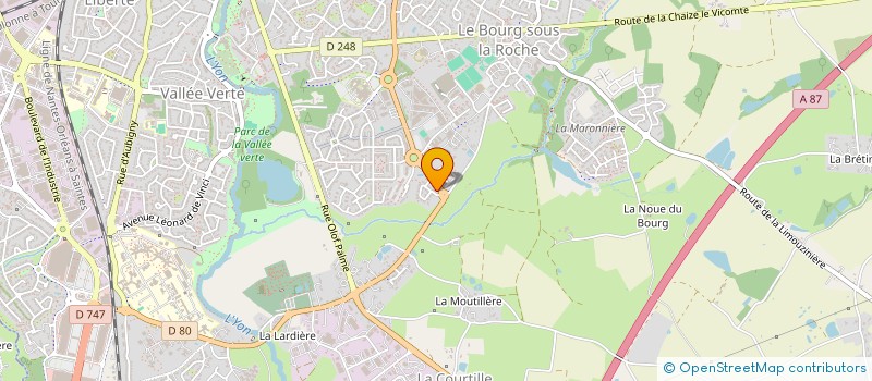 localisation de l'entreprise ECHOGRAPHIE DU COTEAU à LA ROCHE-SUR-YON