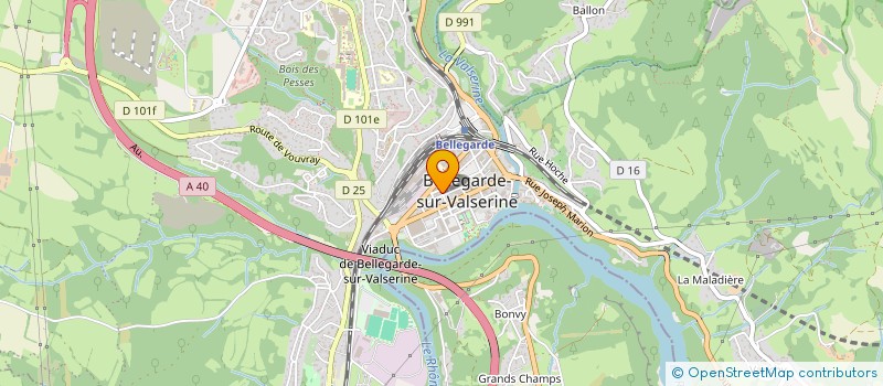 localisation de l'entreprise ECHOIMMO à VALSERHONE