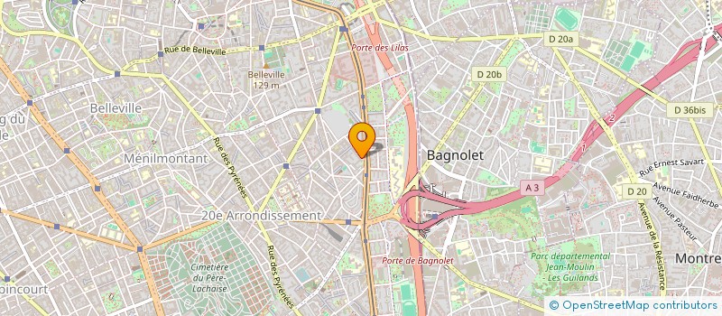 localisation de l'entreprise ECHOLALIE PRODUCTION  PARIS