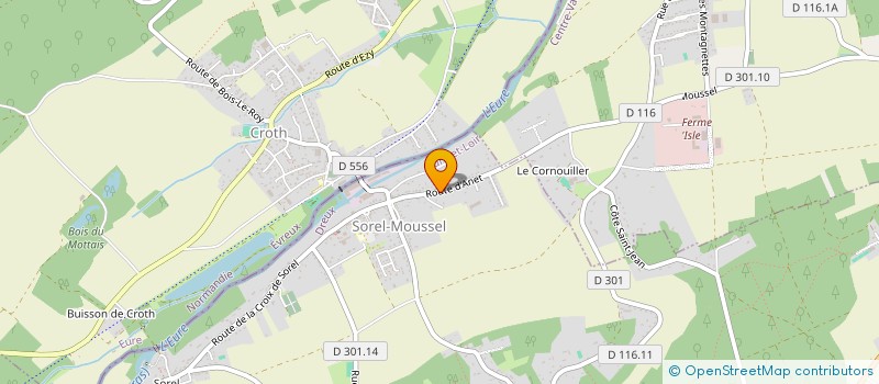 localisation de l'entreprise ECHOLAS à SAUSSAY